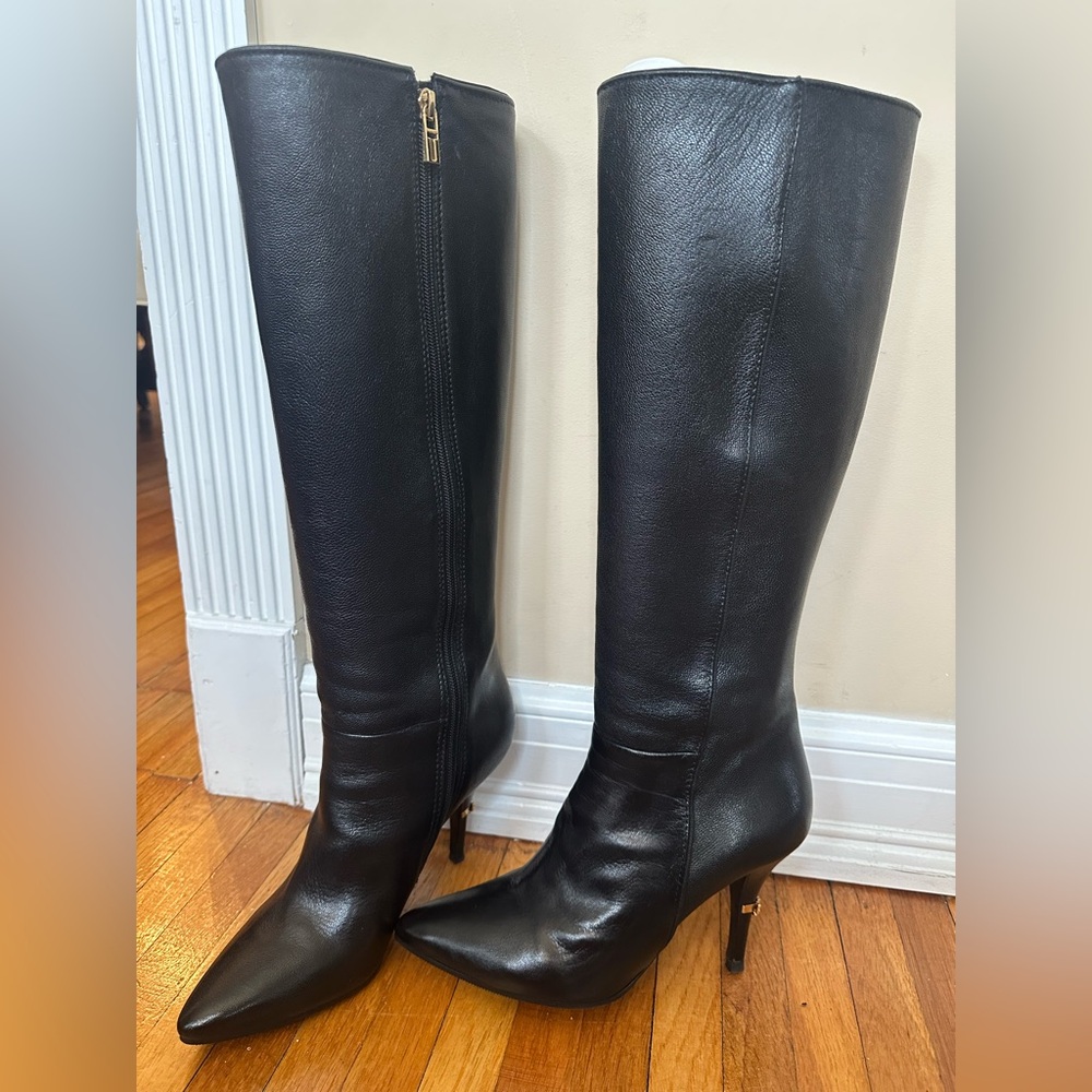 Tory Burch Black Leather Boots